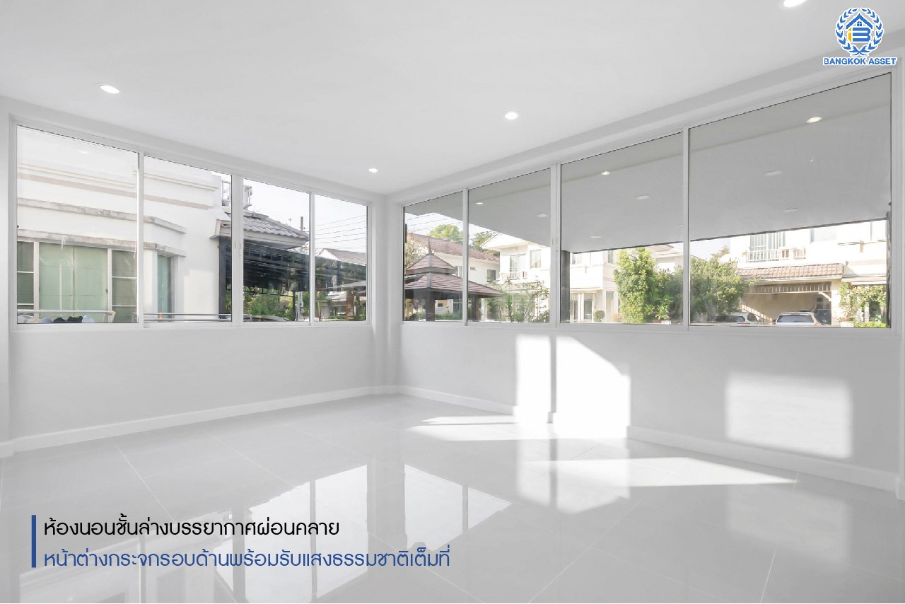 บ้านมือสองตกแต่งใหม่ ม.มัณฑนา ปิ่นเกล้า-พระราม5 แบรนด์ LH บรรยากาศเงียบเป็นส่วนตัว บนเนื้อที่ 59.4 ตร.ว. ฟังก์ชัน 4 ห้องนอน 3 ห้องน้ำ 2 ที่จอดรถ Facilities ครบครัน! บนทำเลเดินทางสะดวก หน้าโครงการติดถนนนครอินทร์ ใกล้วงเวียนพระราม5 และจุดขึ้นทางด่วน "ศรีรัช"